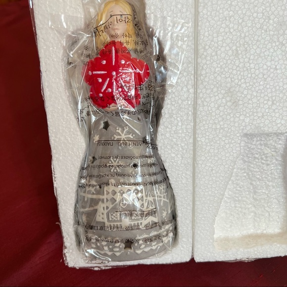 Lenox Festive Folk 8 Inch Angel Christmas Figurine Porcelain New In Box - Picture 7 of 11